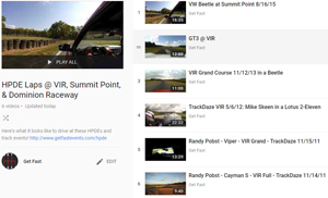 Youtube Playlist HPDE